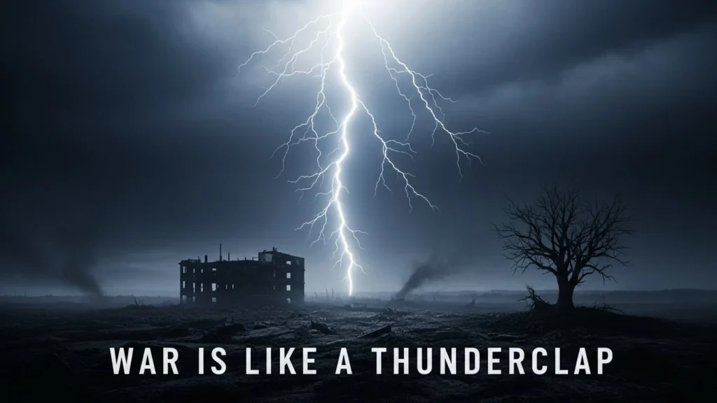 War Is Like a Thunderclap