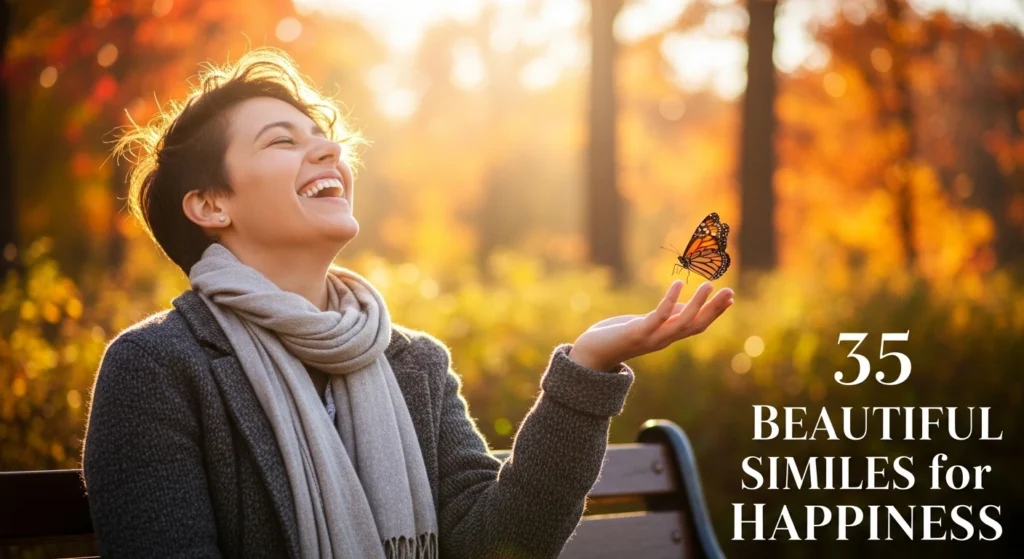 Beautiful Similes for Happiness