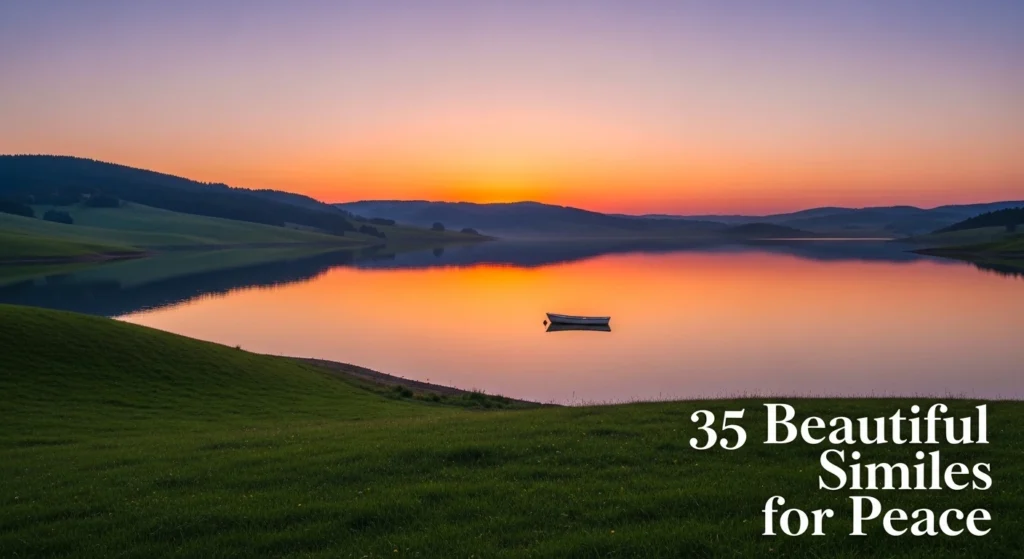 Beautiful Similes for Peace