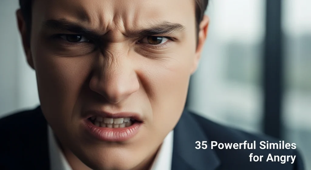 Powerful Similes for Angry