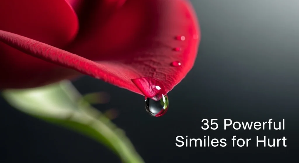 Powerful Similes for Hurt