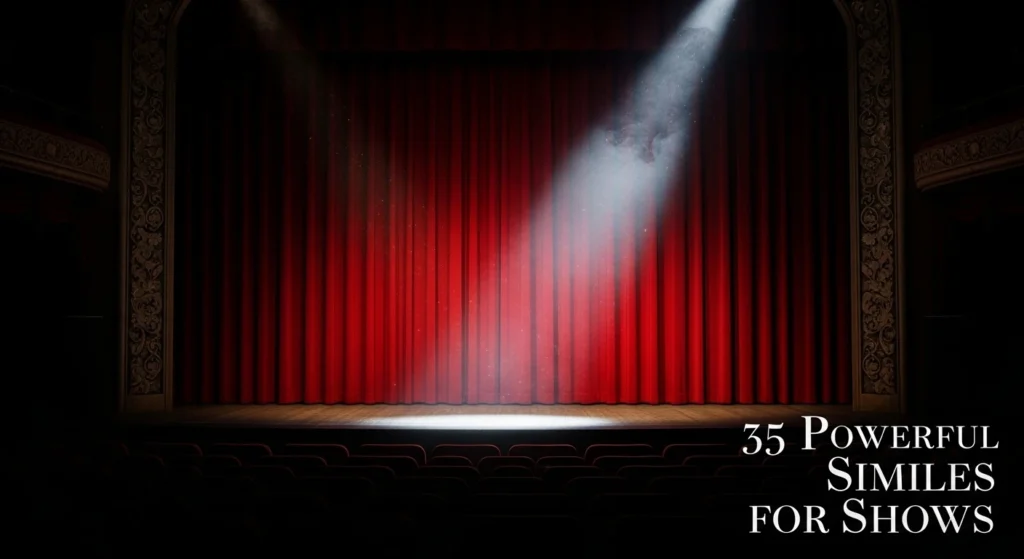 Powerful Similes for Shows