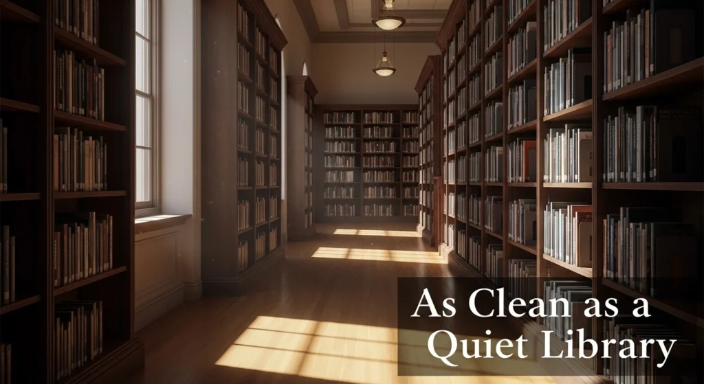 As Clean as a Quiet Library