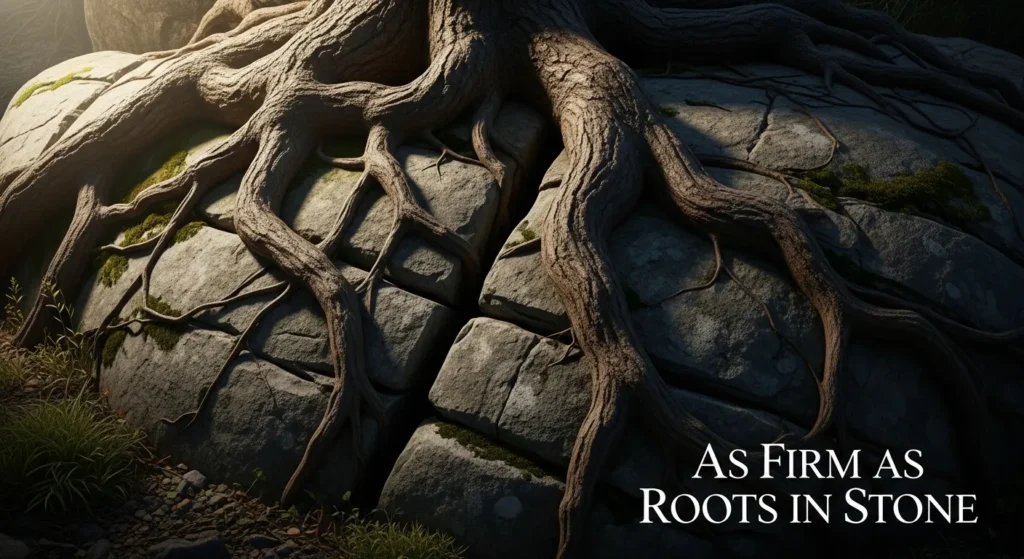 As Firm as Roots in Stone