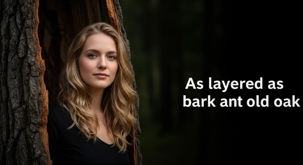 As layered as bark on an old oak