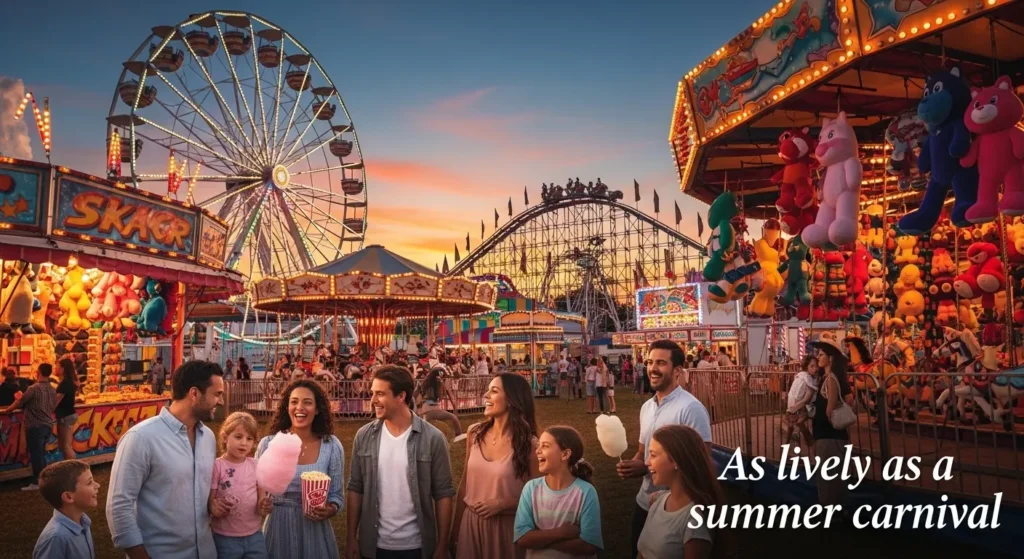 As lively as a summer carnival