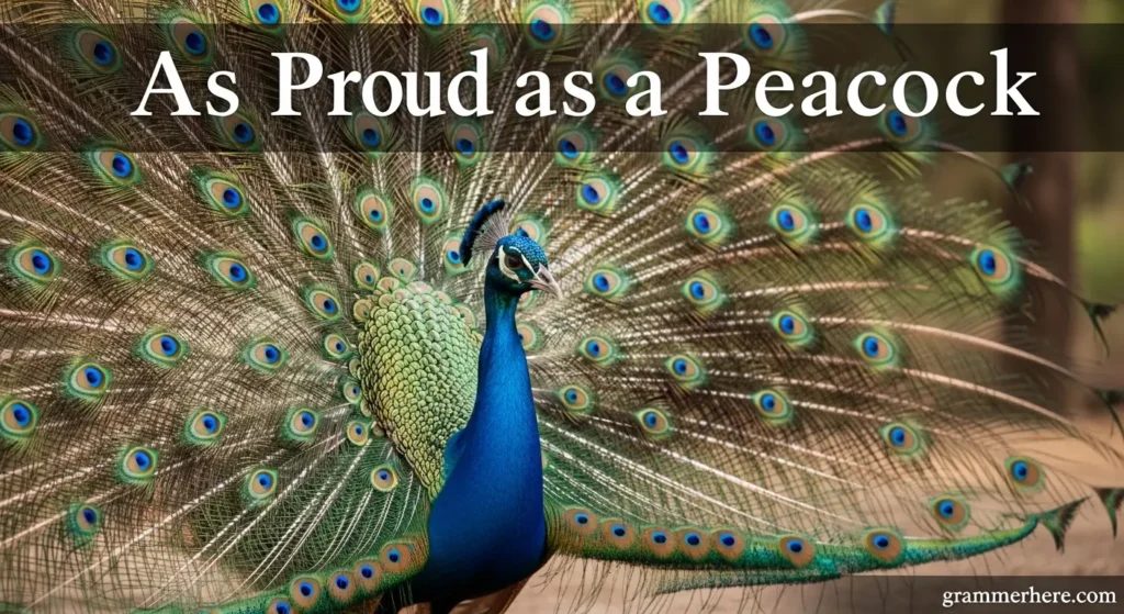 As Proud as a Peacock