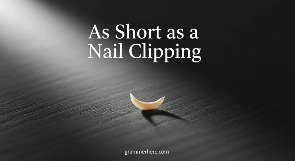 As Short as a Nail Clipping