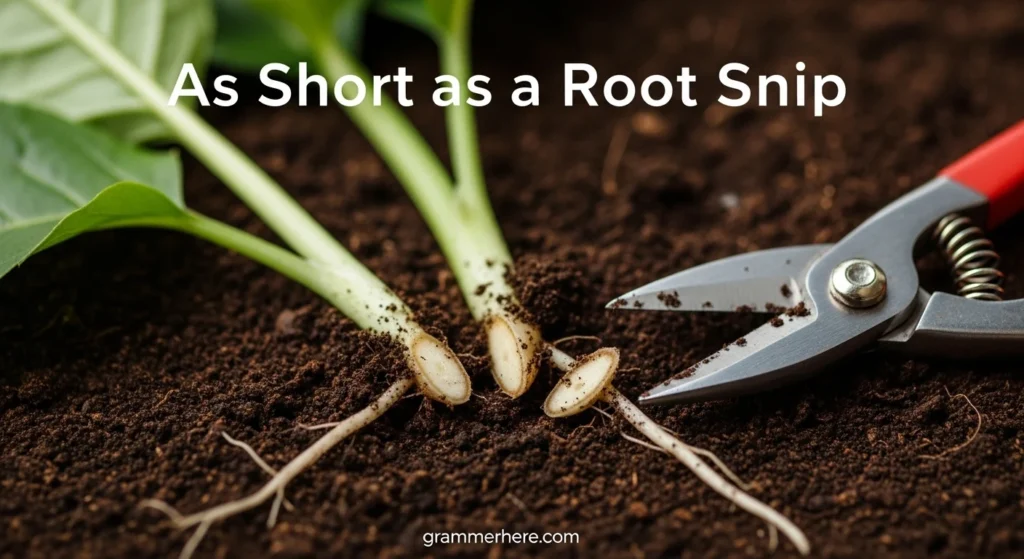 As Short as a Root Snip