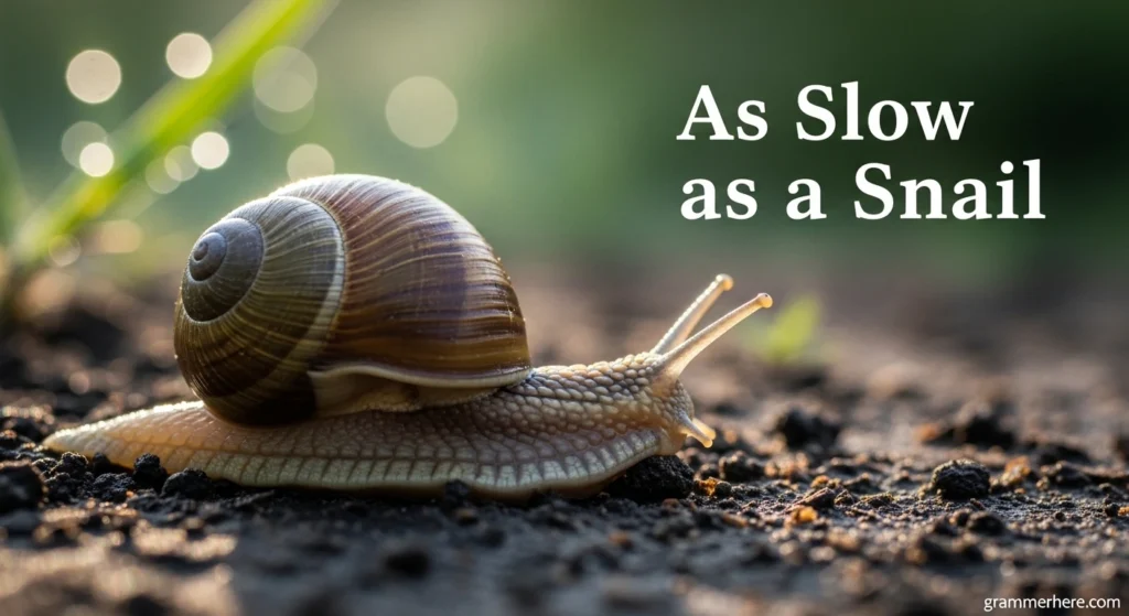 As Slow as a Snail