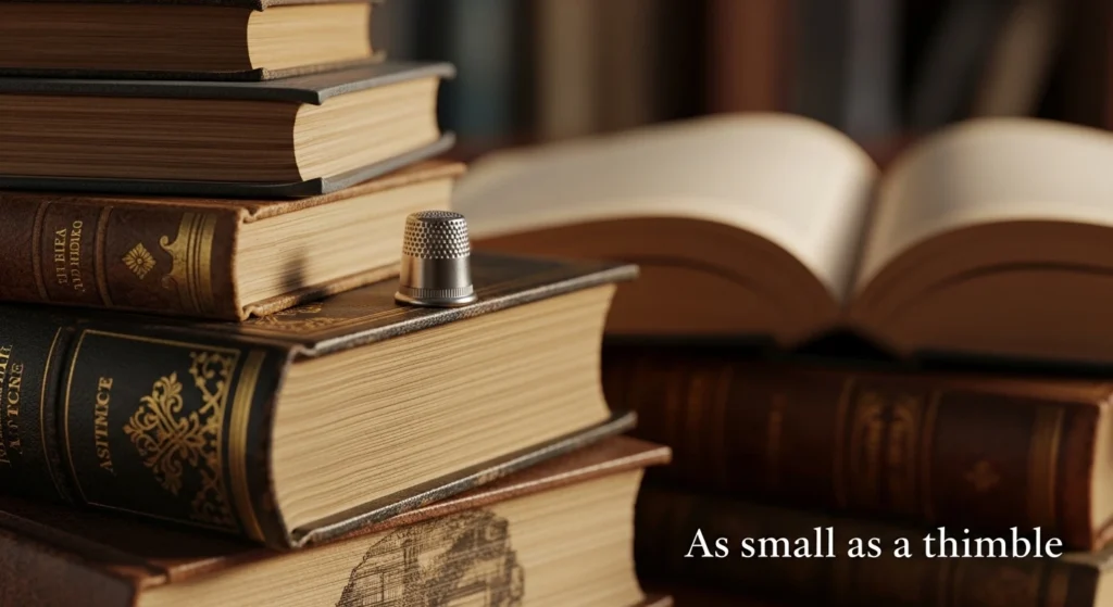 As small as a thimble