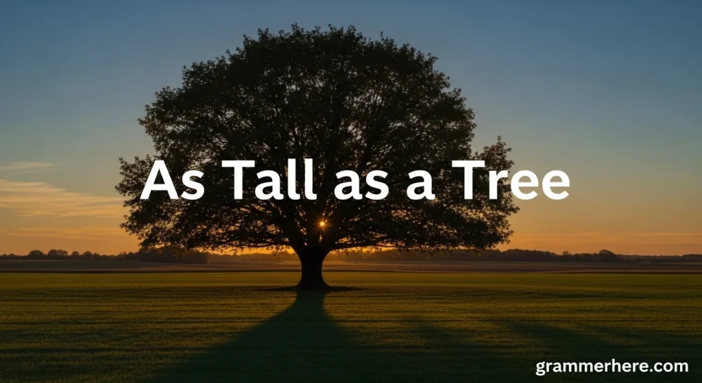 As Tall as a Tree