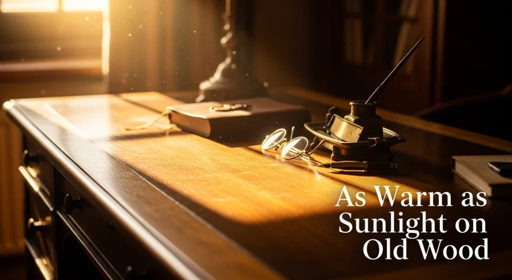 As Warm as Sunlight on Old Wood