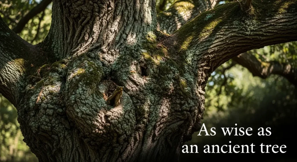 As wise as an ancient tree