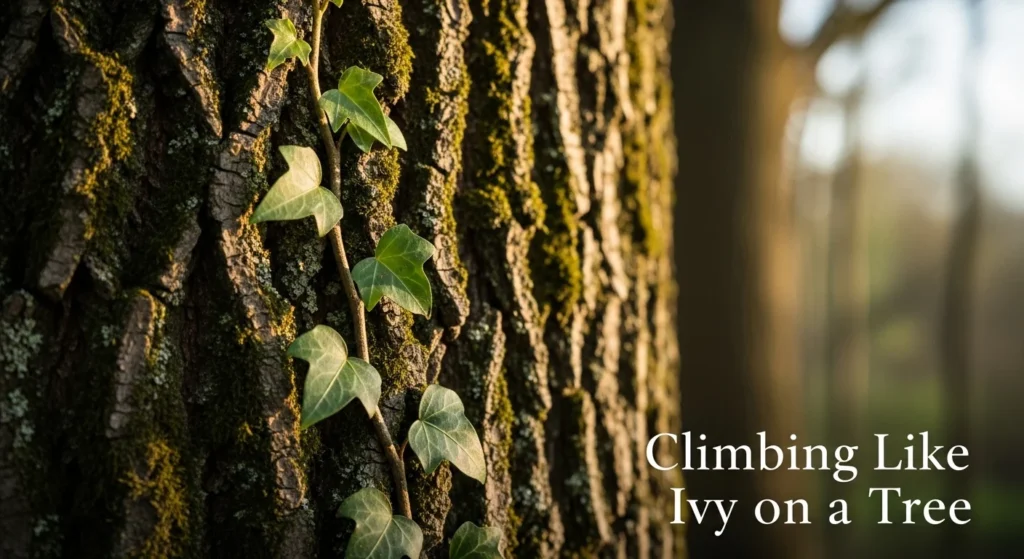 Climbing Like Ivy on a Tree
