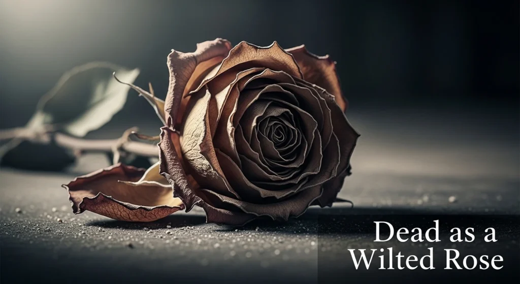 Dead as a Wilted Rose
