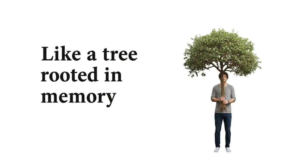Like a tree rooted in memory
