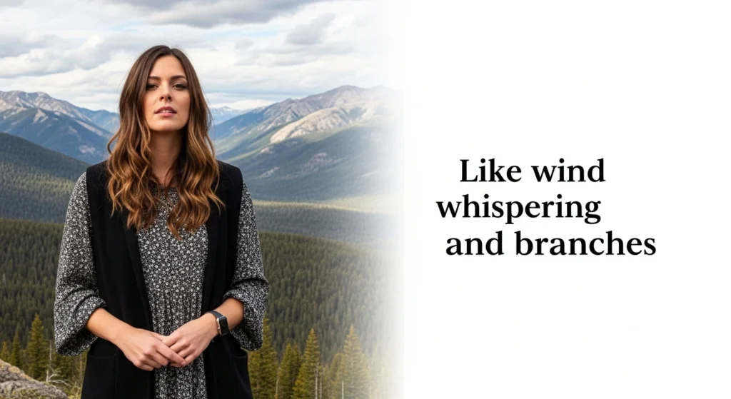 Like wind whispering through branches