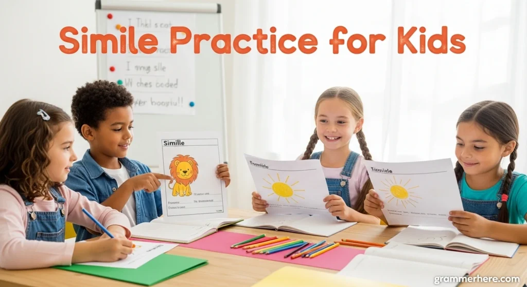 Simile Practice for Kids