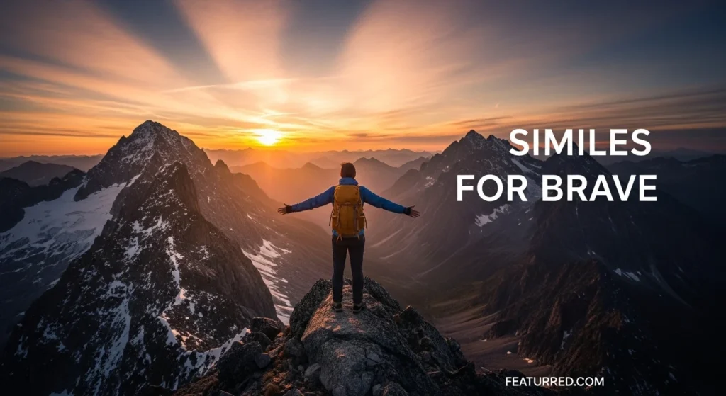 Similes for Brave