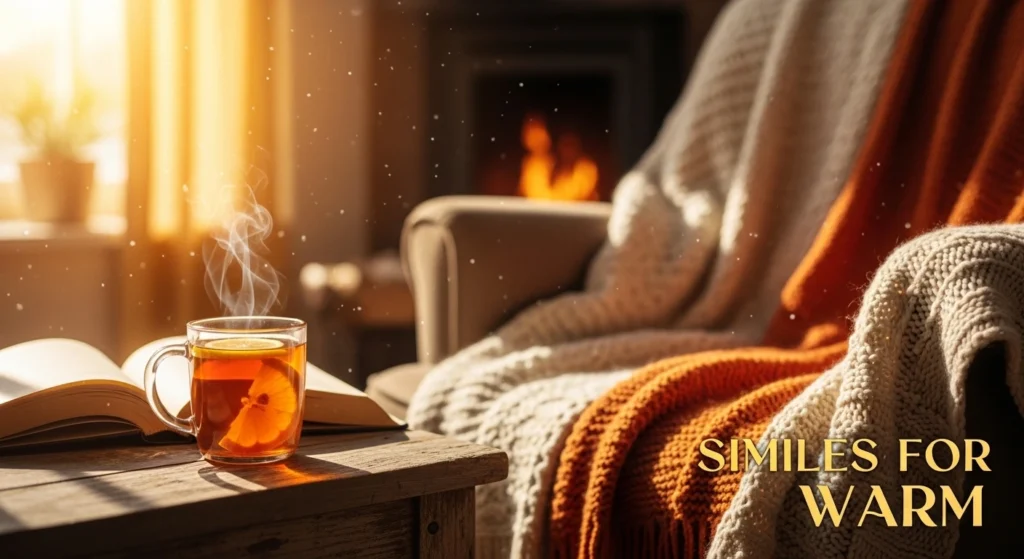 Similes for Warm
