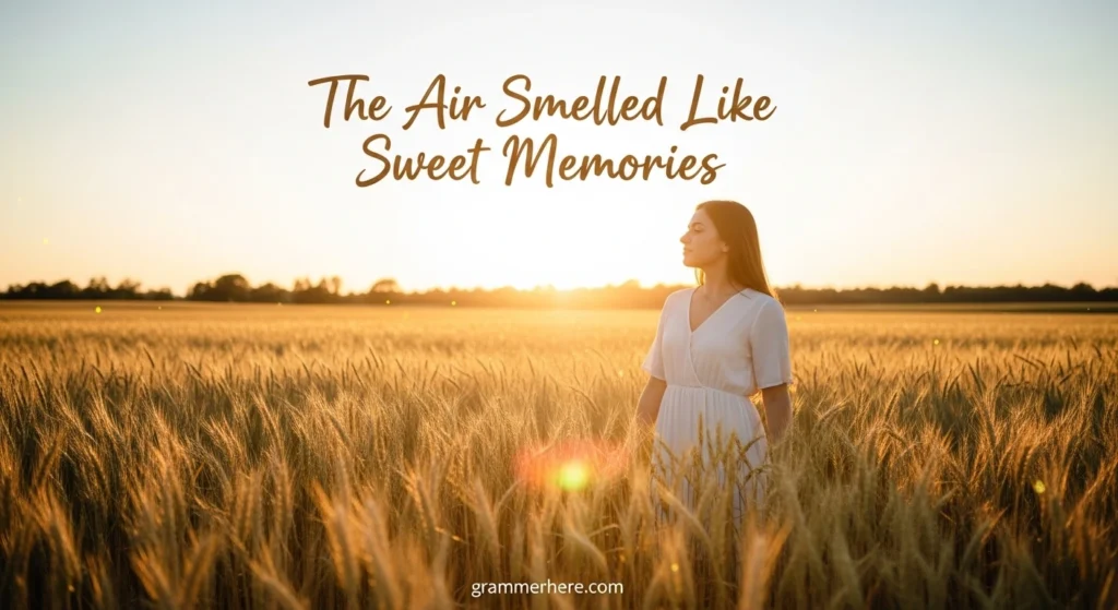 The Air Smelled Like Sweet Memories