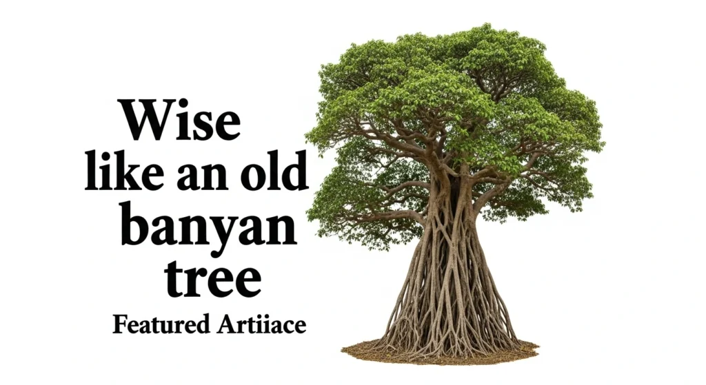 Wise like an old banyan tree