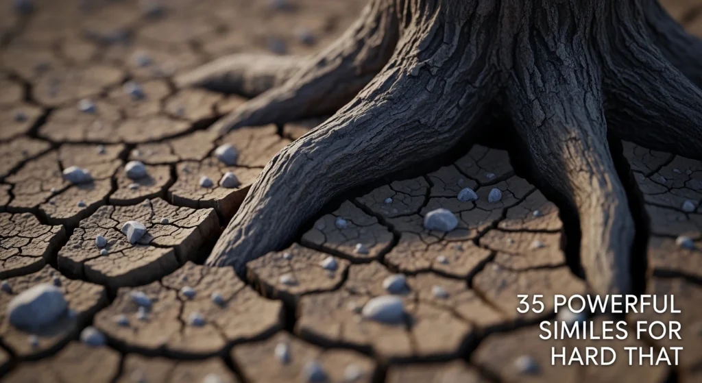 Powerful Similes for Hard That