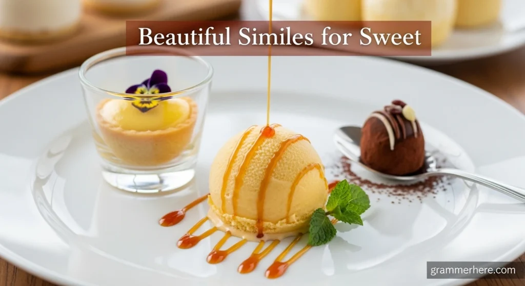 Beautiful Similes for Sweet