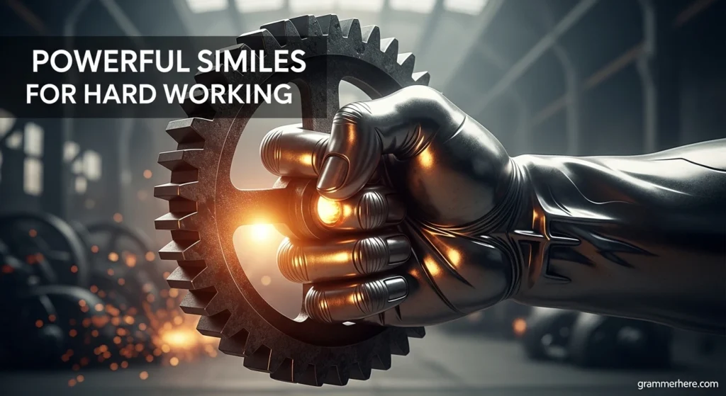 Powerful Similes for Hard Working