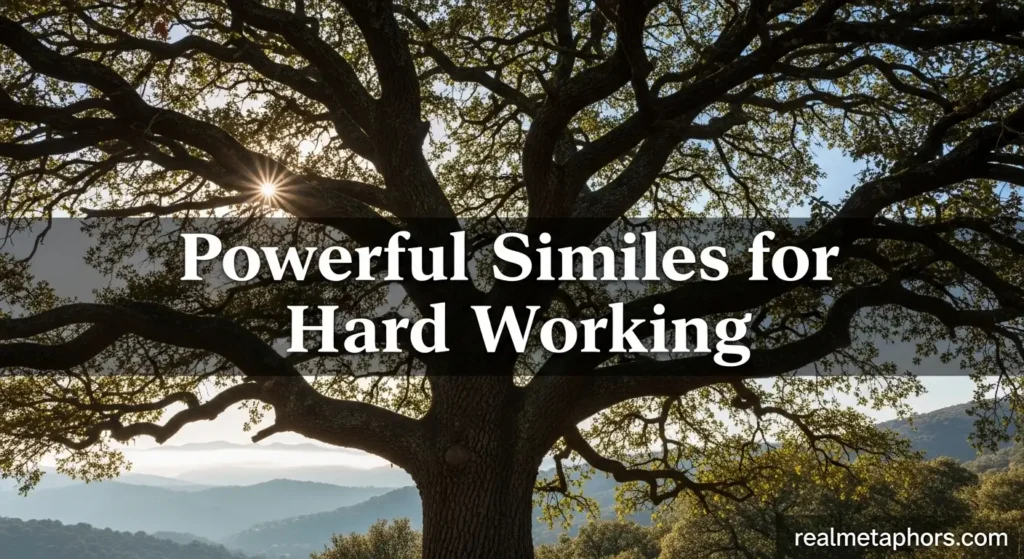 Powerful Similes for Hard Working
