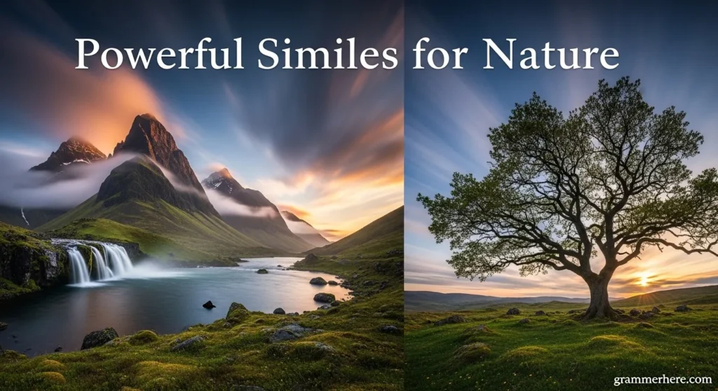 Powerful Similes for Nature