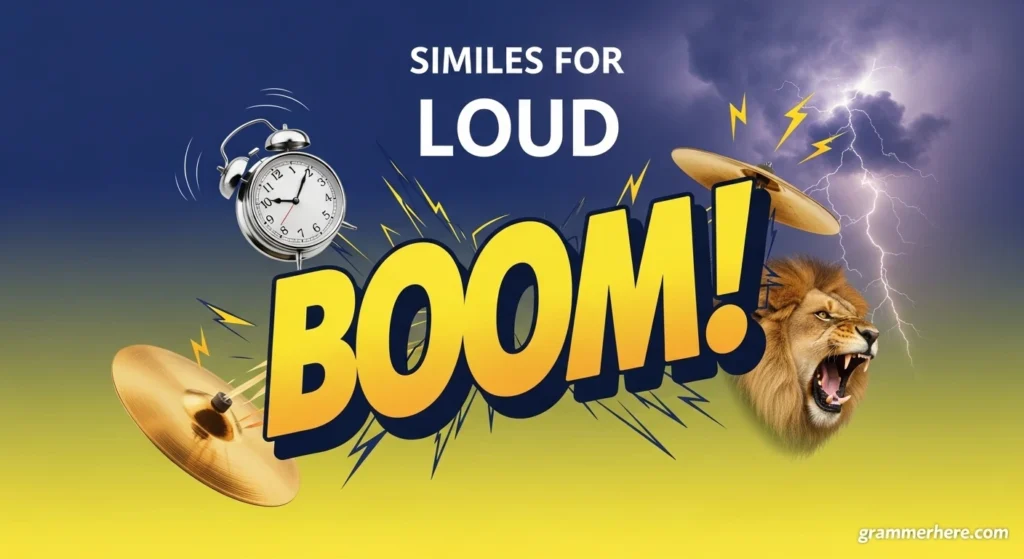 Similes for Loud
