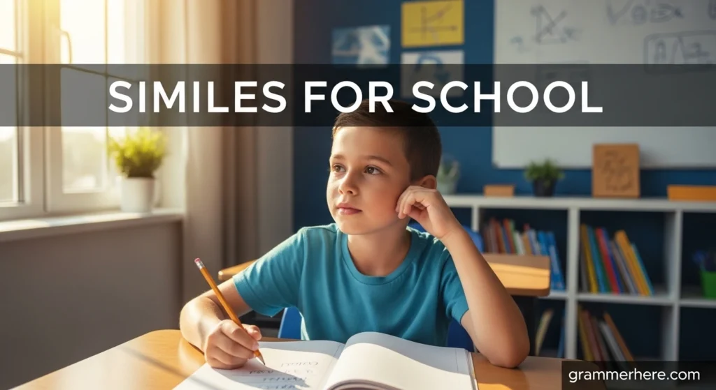 Similes for School