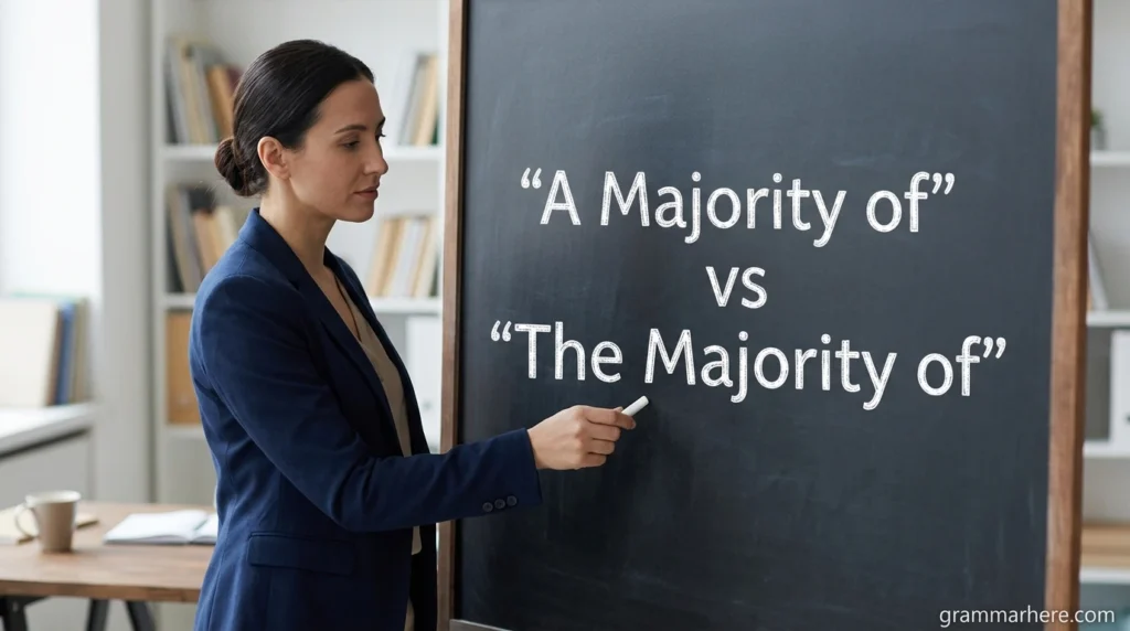 A Majority of vs The Majority of