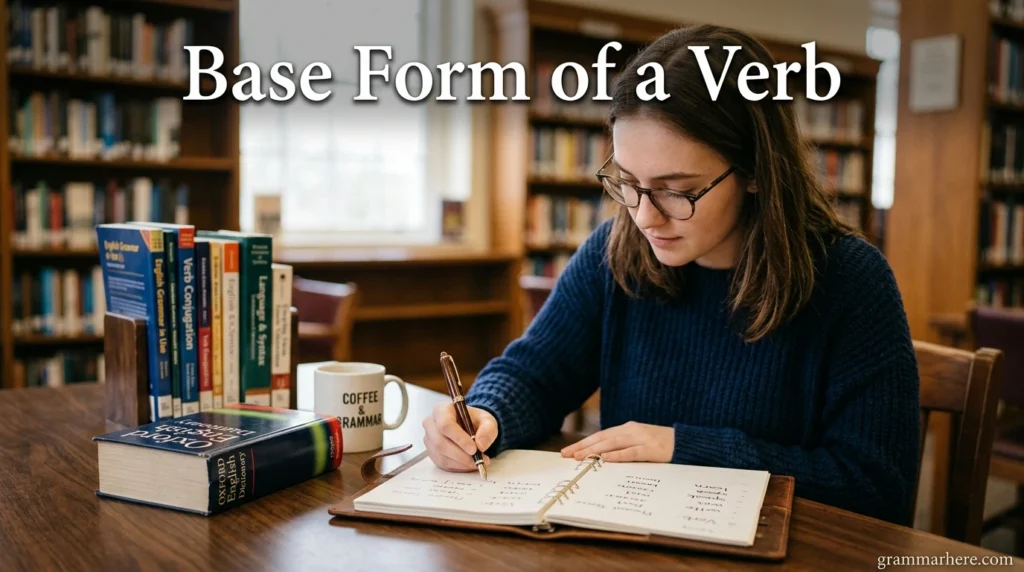 Base Form of a Verb