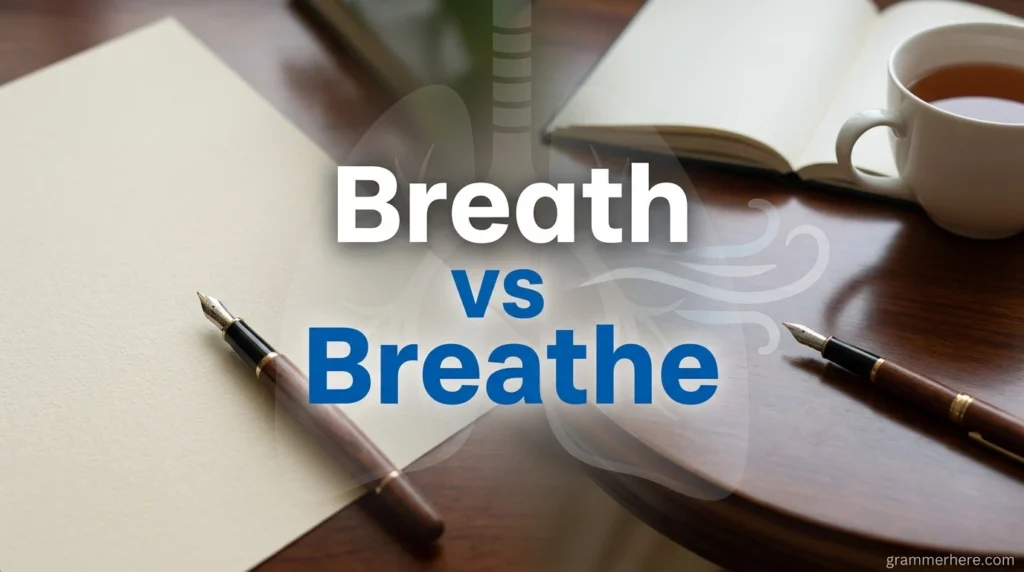 Breath vs Breathe