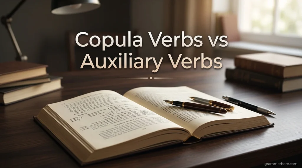 Copula Verbs vs Auxiliary Verbs
