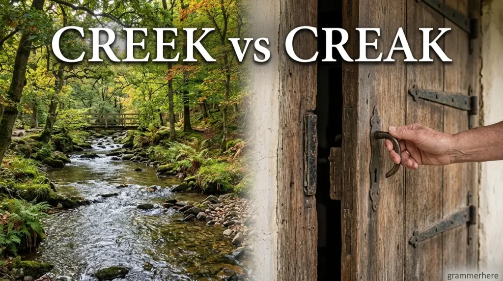 Creek vs Creak