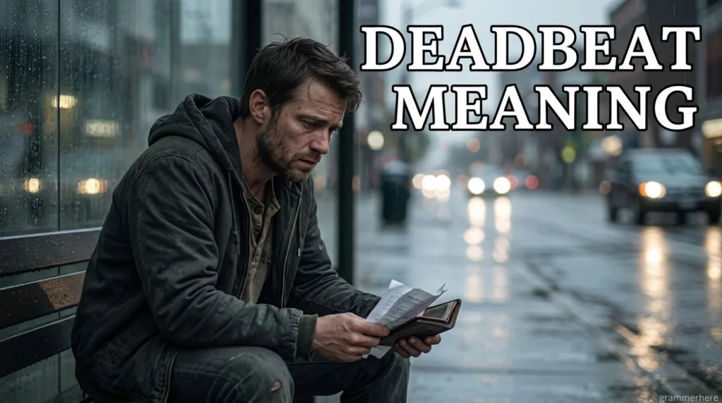 Deadbeat Meaning