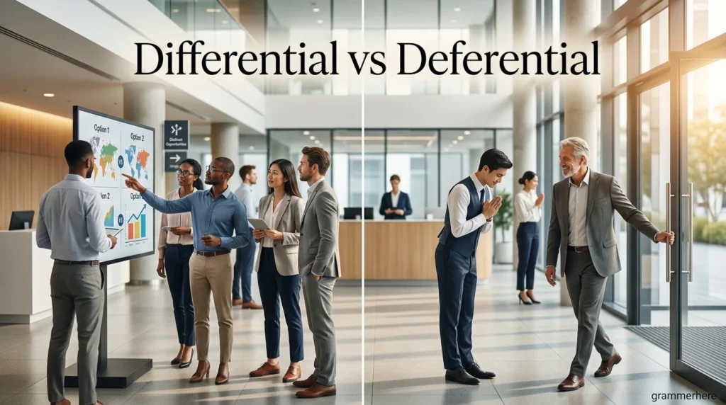 Differential vs Deferential