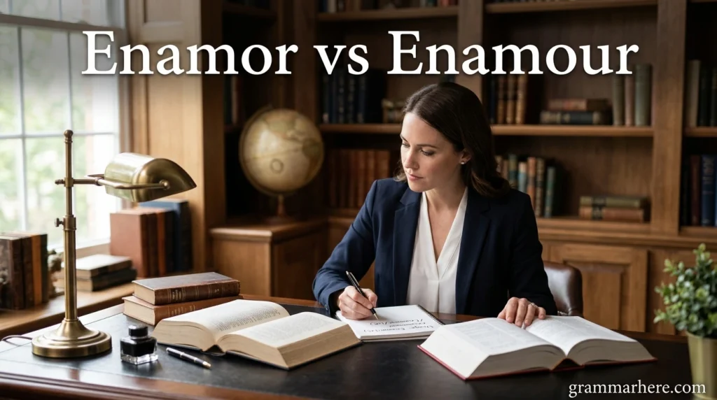 Enamor vs Enamour