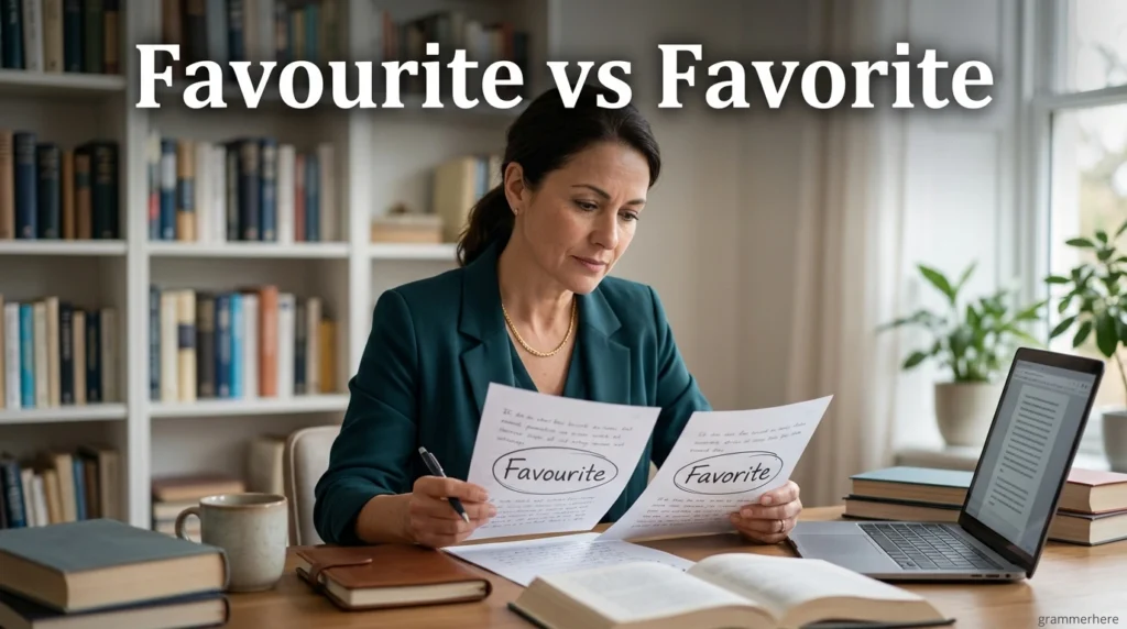 Favourite vs Favorite