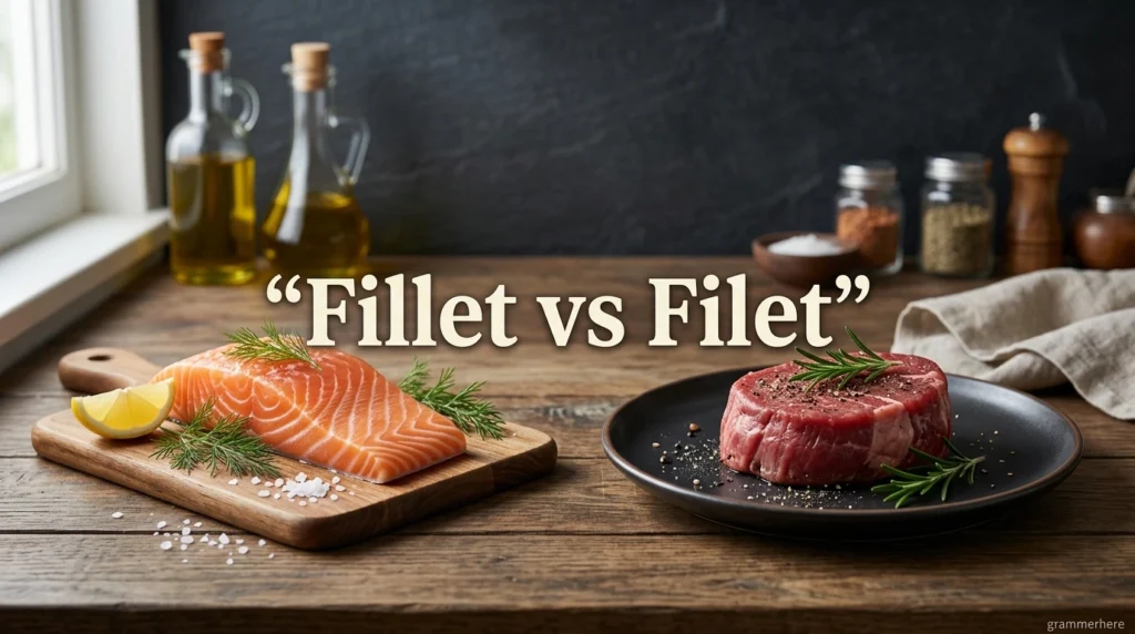 Fillet vs Filet
