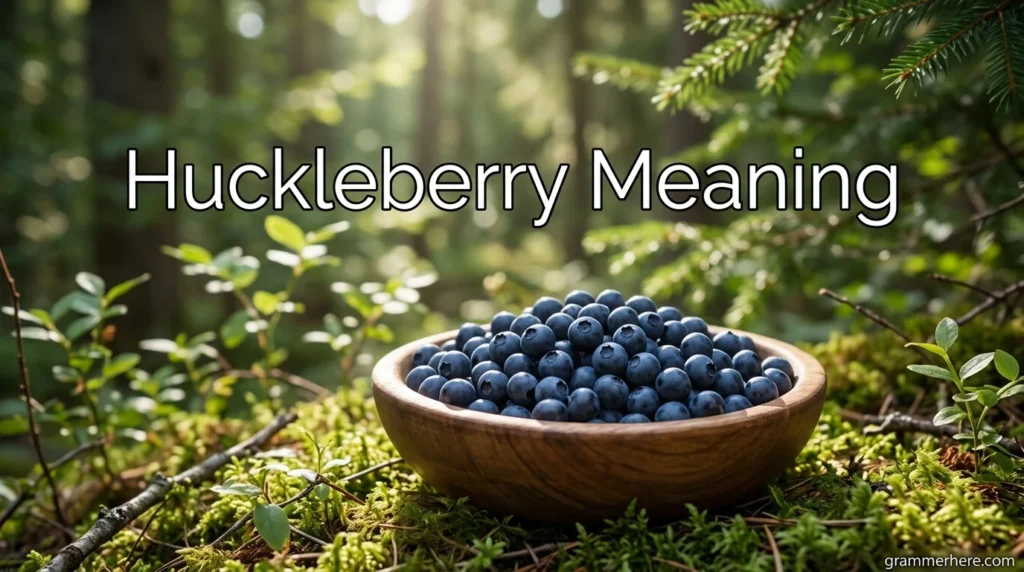 Huckleberry Meaning