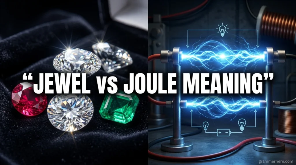 Jewel vs Joule Meaning