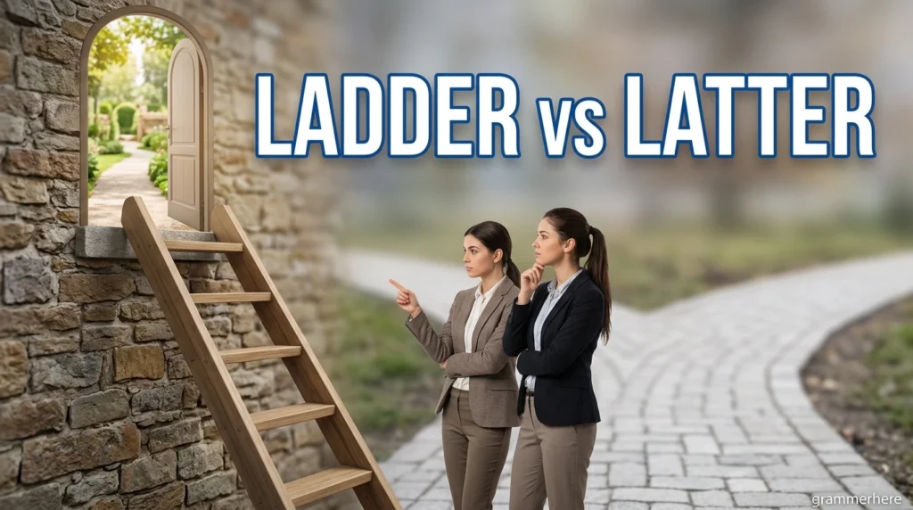 Ladder vs Latter