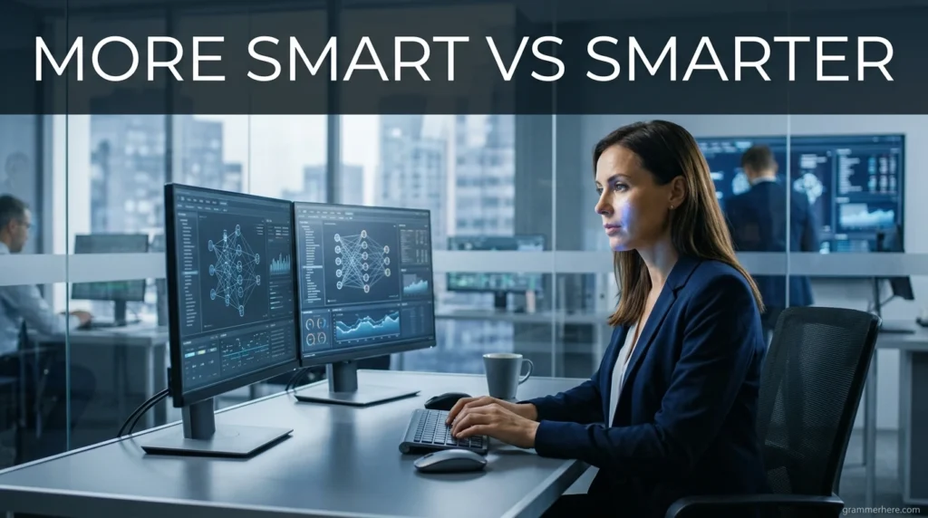 More Smart vs Smarter