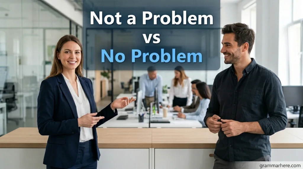 Not a Problem vs No Problem