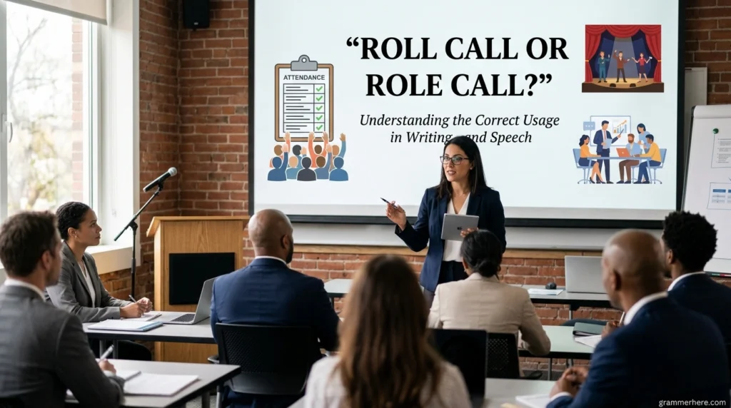 Roll Call or Role Call
